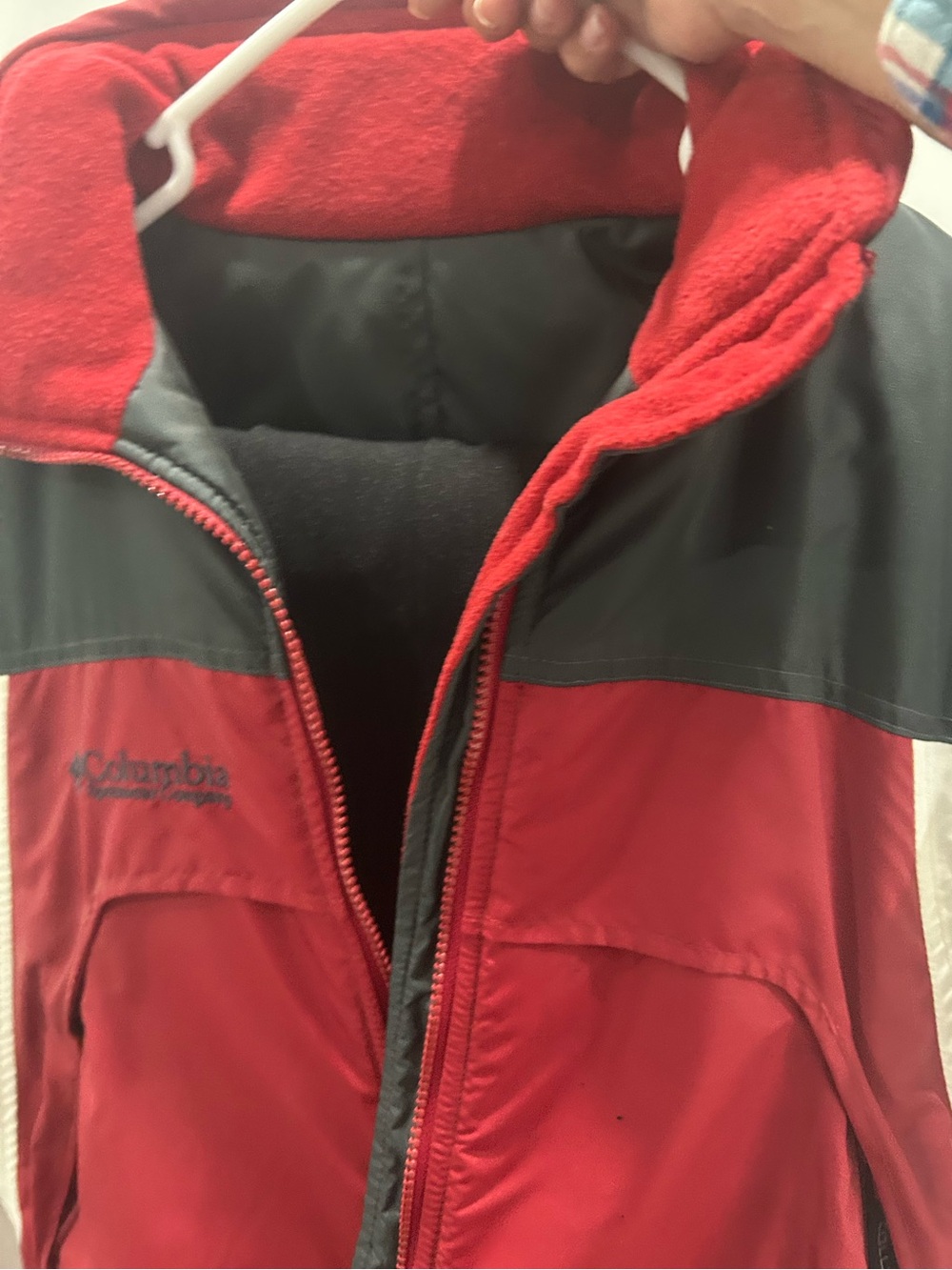 Columbia Red and Black Ski Jacket